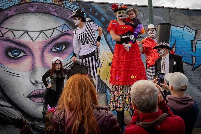 Cleveland Public Theatre's annua lDía de Muertos.