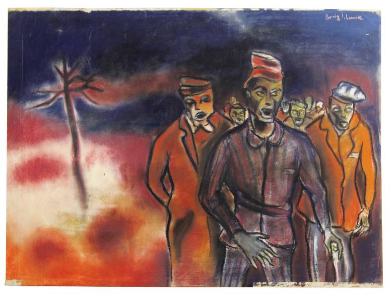 The 'Boris Lurie: Nothing to Do but to Try' exhibit runs through Jan. 27.