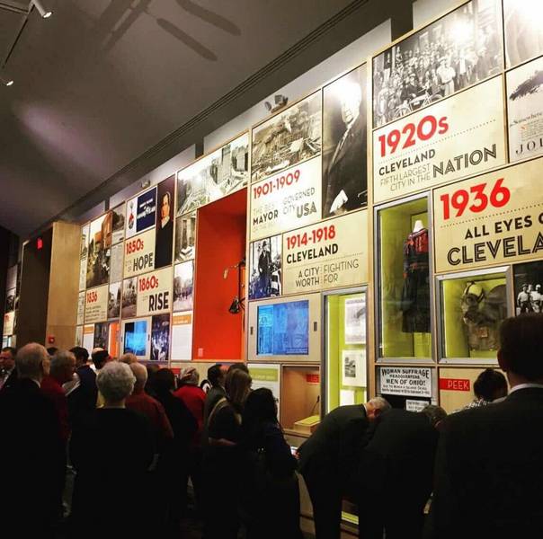 'Cleveland Starts Here' is always on view at the Cleveland History Center.