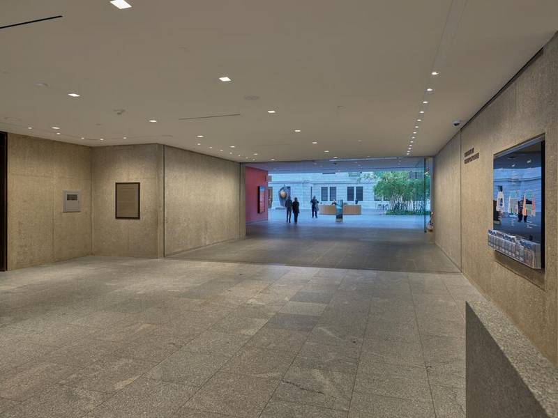 The Outcalt Family Concourse at the Cleveland Museum of Art.
