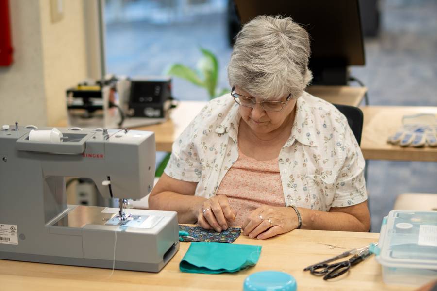 CCPL patrons have access to a wide variety of tools and specialized equipment in the Innovation Centers.