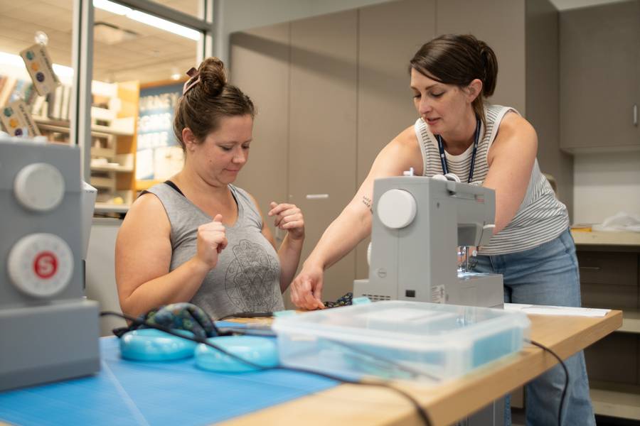 CCPL patrons have access to a wide variety of tools and specialized equipment in the Innovation Centers.