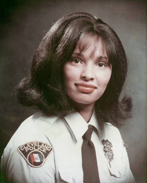 Wilbrt L. Cooper's mother and Cleveland Police office Gayle Miller Cooper.