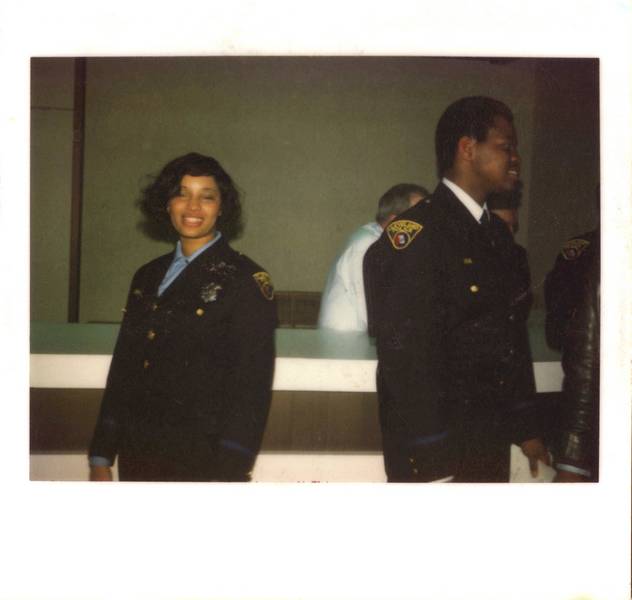 Cleveland Police officer Gayle Miller Cooper in uniform.