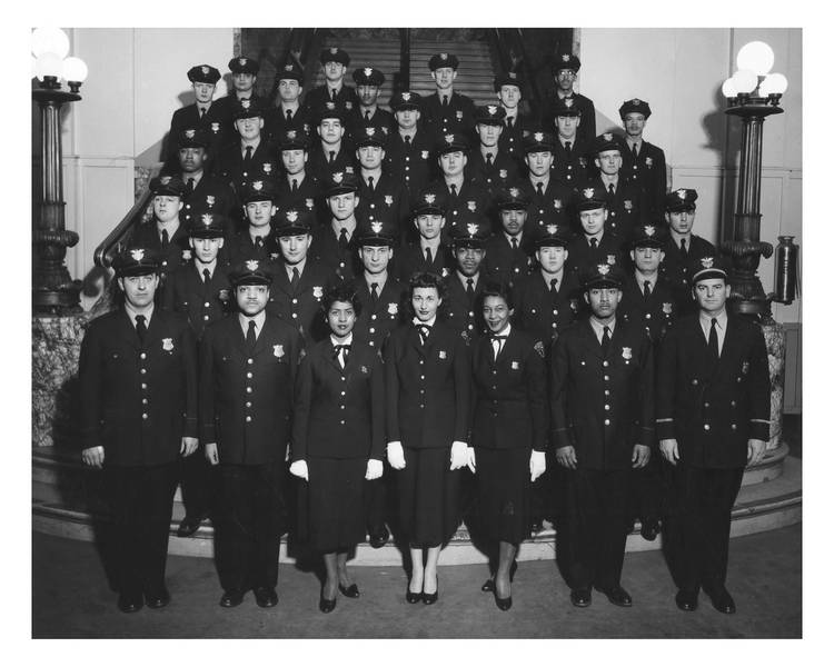 Cooper's Great Uncle Curtis Scott and Fred Johnson's Police Academy.