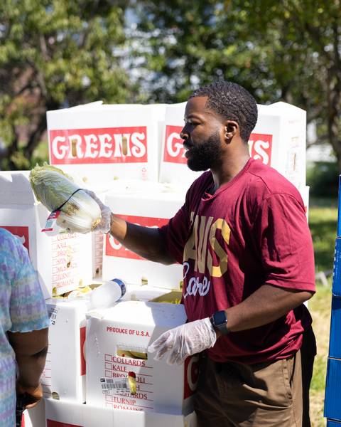 This is the fifth summer that the Cavs and KeyBank have partnered with the Greater Cleveland Food Bank.
