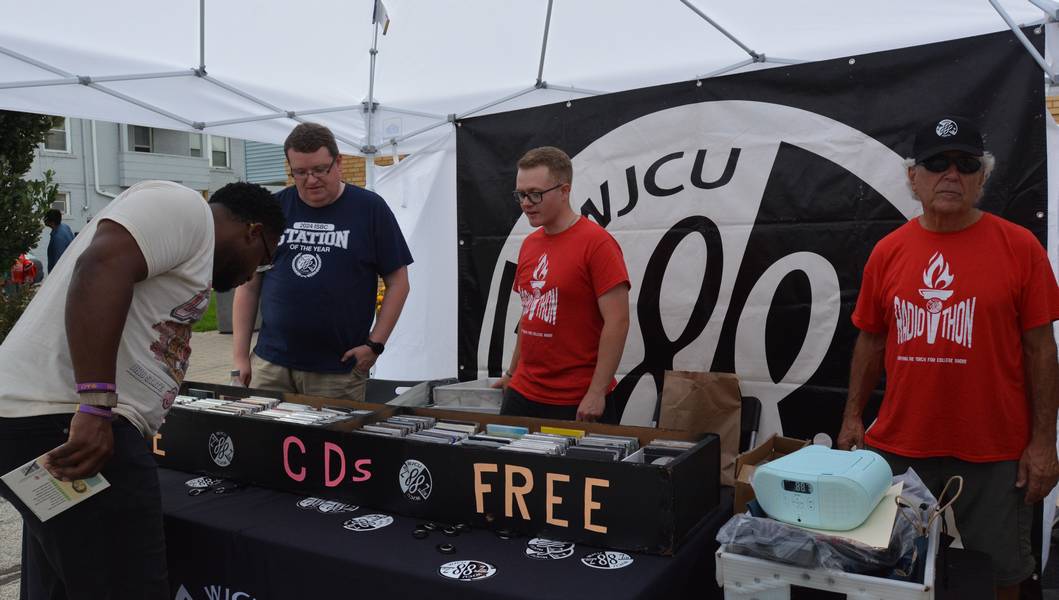 The WJCU radio tent.