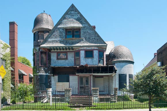 Boarded-up Slavic Village Home