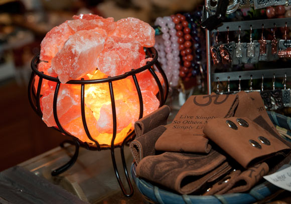 Himalayan salt lamp from Passport to Peru in Coventry Village