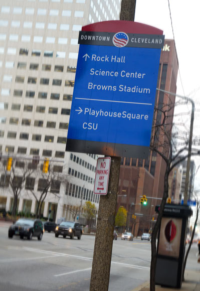 Studio Graphique downtown Cleveland signage