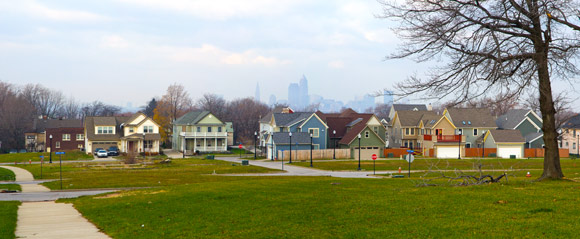 View of Cleveland from the Buckeye-Shaker Neighborhood