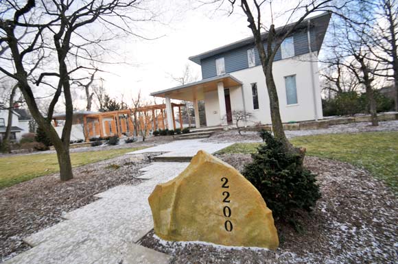 Home of Cleveland couple, Linda Butler and Steven Nissen. Photo Bob Perkoski