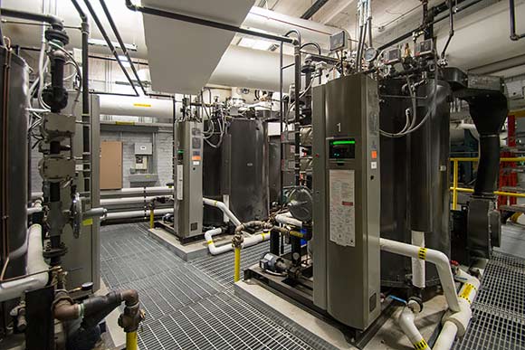 The Terminal Tower steam plant