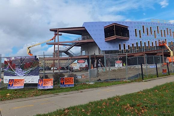 Cleveland School of Art's new facility under construction