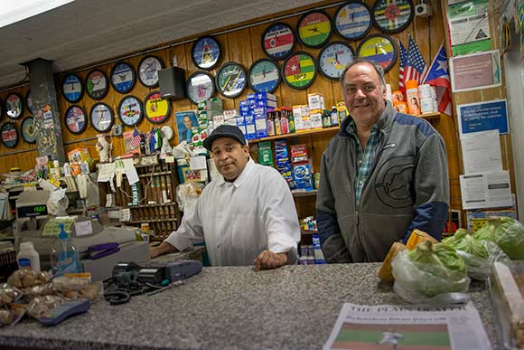 La Borincana employee Frankie Gonzalez and owner Enrique Muniz Jr