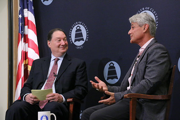 Ronn with Olympic diver Greg Louganis at the City Club during the Gay Games