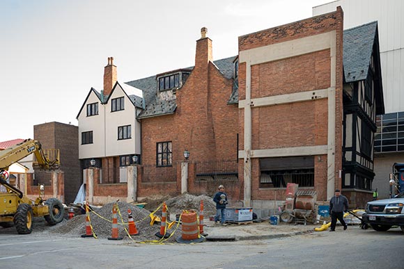 Hofbrauhaus Cleveland construction