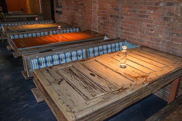 Table tops at The Spotted Owl by (ARC)form