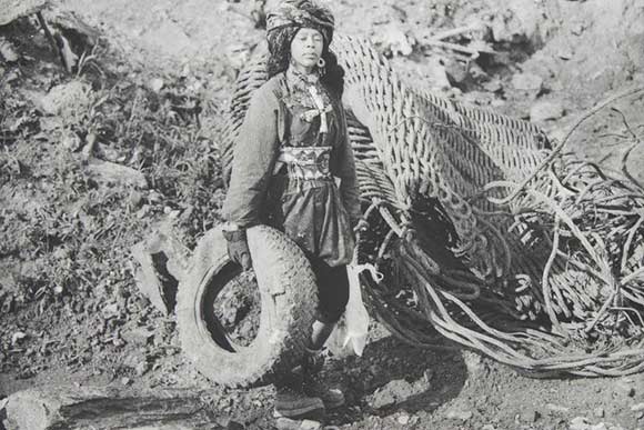 Chakaia Booker, American Artist - Foundling Warrior Quest, 2010