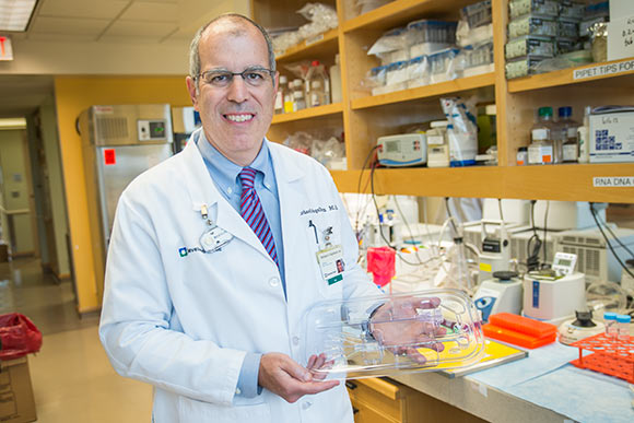 Michael Vogelbaum, associate director of the Cleveland Clinic’s Brain Tumor and Neuro-Oncology Cente with the CMC