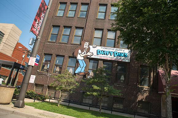 The Daffy Dan bldg on Superior