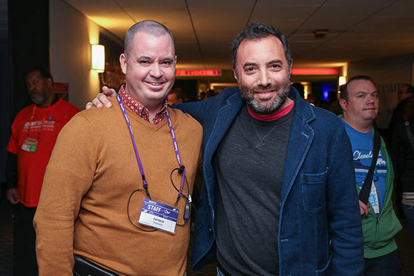 Patrick Shepherd with Richard Shepard, 2014 CIFF director