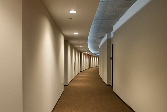 Flats East Bank Apartments hallway