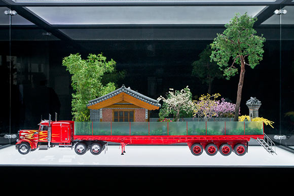 Do Ho Suh the current exhibit at MOCA Cleveland