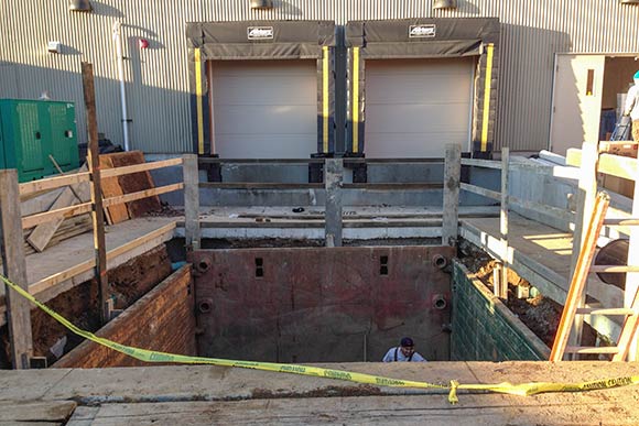 Cistern installation at Mitchell's Ice Cream