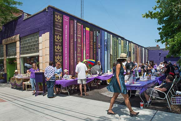 Loganberry Books during the Larchmere Festival in 2015