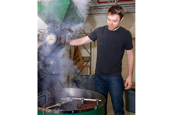 Matthew Dellavedova at Cleveland Coffee Co