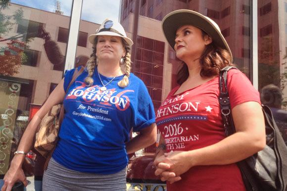 Gary Johnson supporters