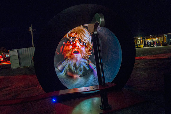 The Hat sculpture at Ingenuity Fest