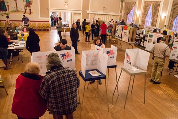 Ballot Box project voting at the Slovenian Workmen's Home