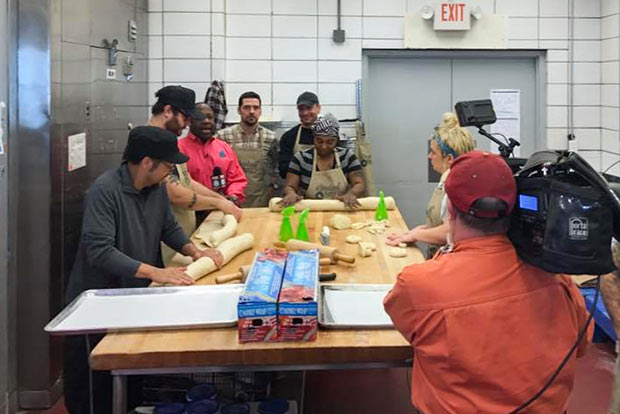 Kickin’ It With Kenny segment for Chain Reaction at Cleveland Bagel