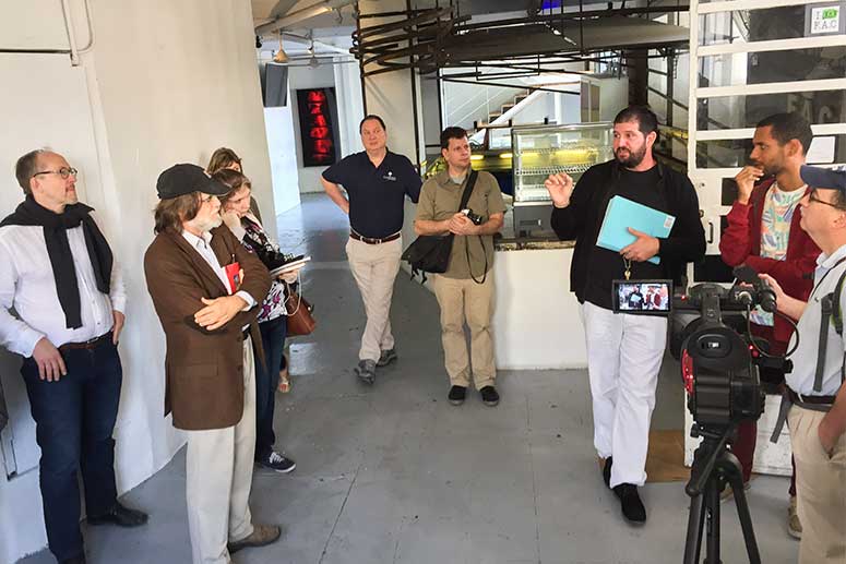 Visit at FAC in January with Ernesto