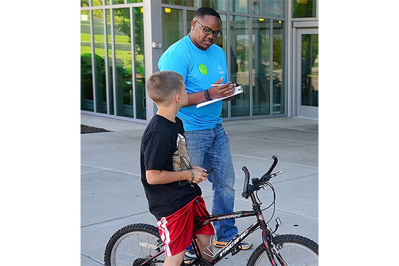 CAC street team at Family Unity in the Park at Luke Easter Park
