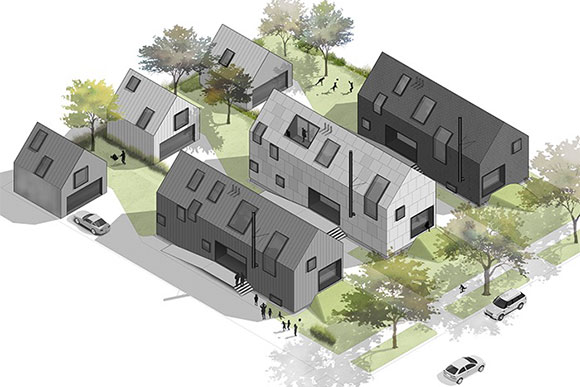 First-prize Donnelly Eber Architects and  Simcon Homes