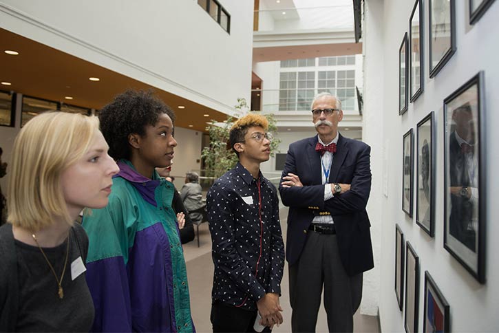 Dialysis portraits at the Drawn to Care show