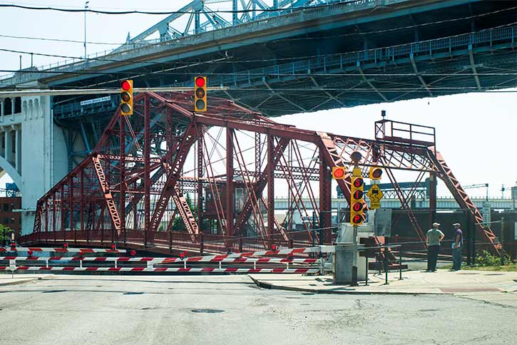 1901 Center Street Swing Bridge