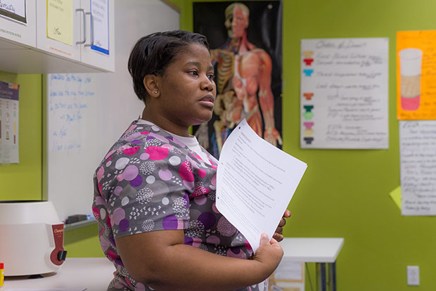 Phlebotomy Technician Program instructor Tenia Lee at NewBridge