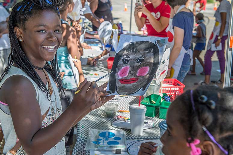 Studio Go van brings hands-on art experiences for area neighborhoods like Hough and Fairfax