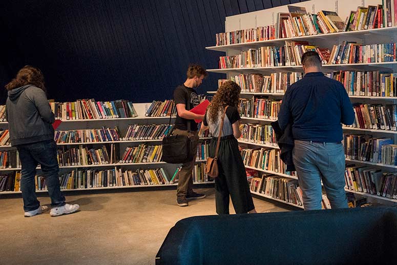 Momentary Monument - The Library, 2017 by artist Lara Favaretto