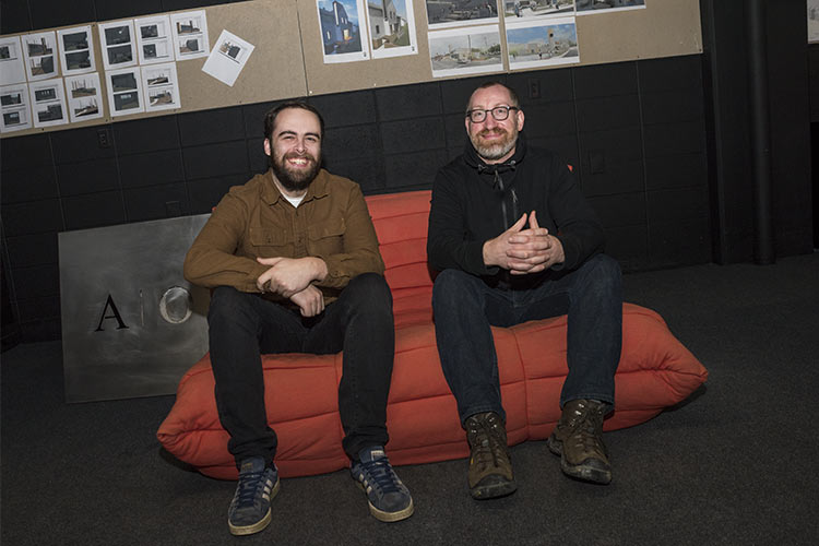 Ethan Rothermel and owner Adam Rosekelly of Architecture Office