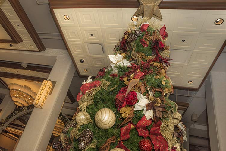 The original Higbee Christmas tree in the Jack Casino