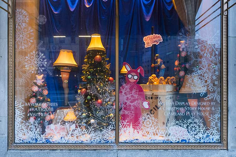 Jack Casino's Holiday at the Higbee window display