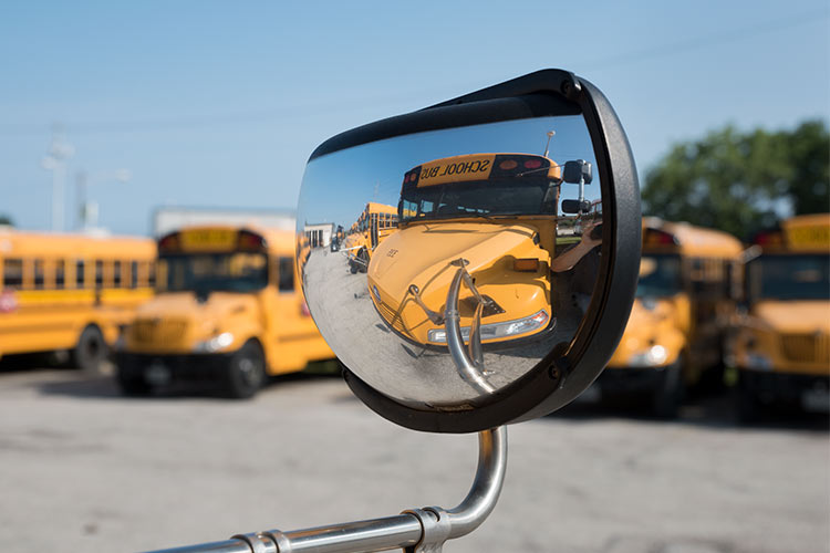 Cleveland Metropolitan School District propane buses