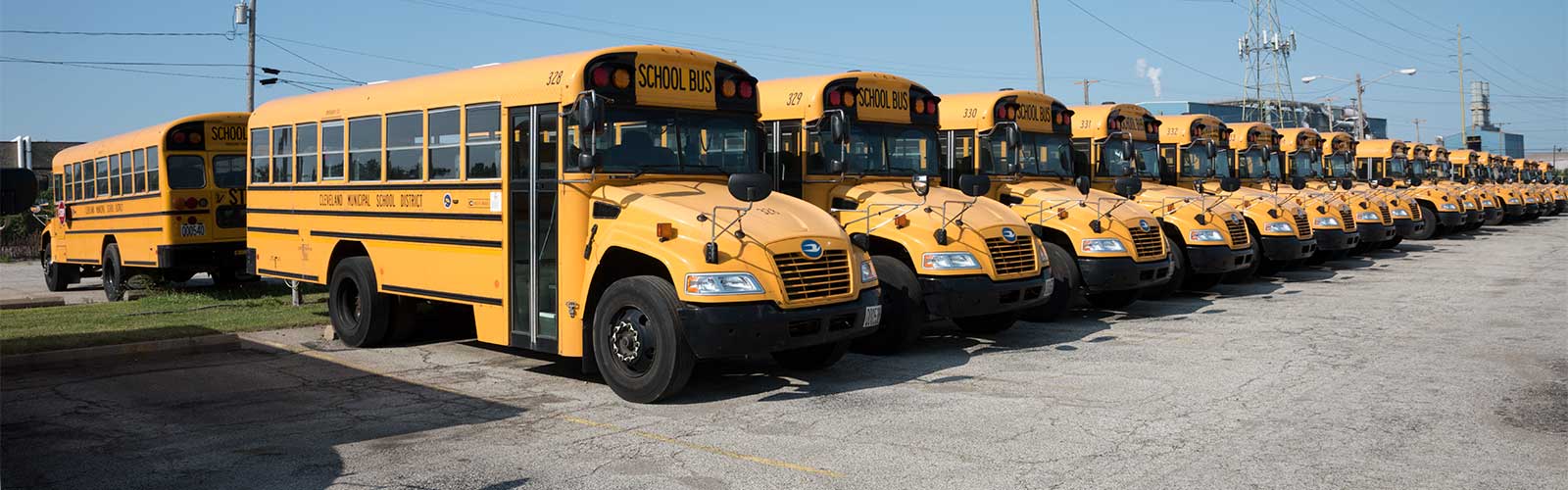 Cleveland Metropolitan School District propane buses