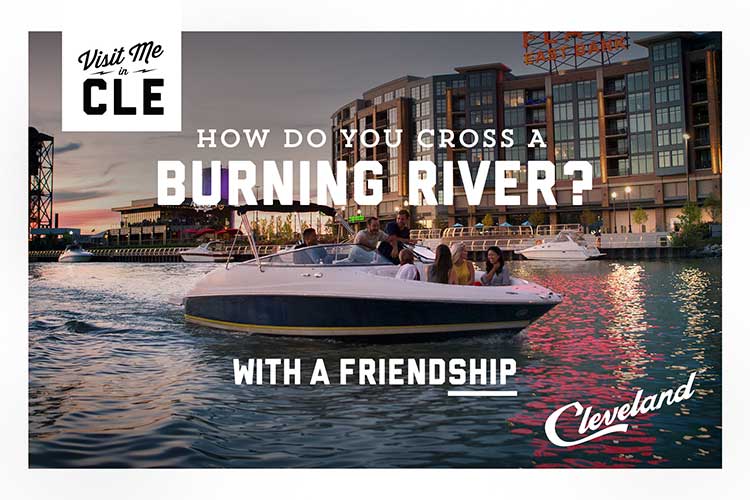 Visit Me in CLE promotional postcard 
