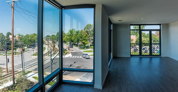 <span class="content-image-text">Views of Shaker Hts. from the Upstairs at Van Aken apartments</span>